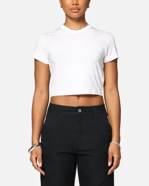 Vibrant Colors Nike Women's Sportswear Chill Knit Crop T-Shirt White/White
