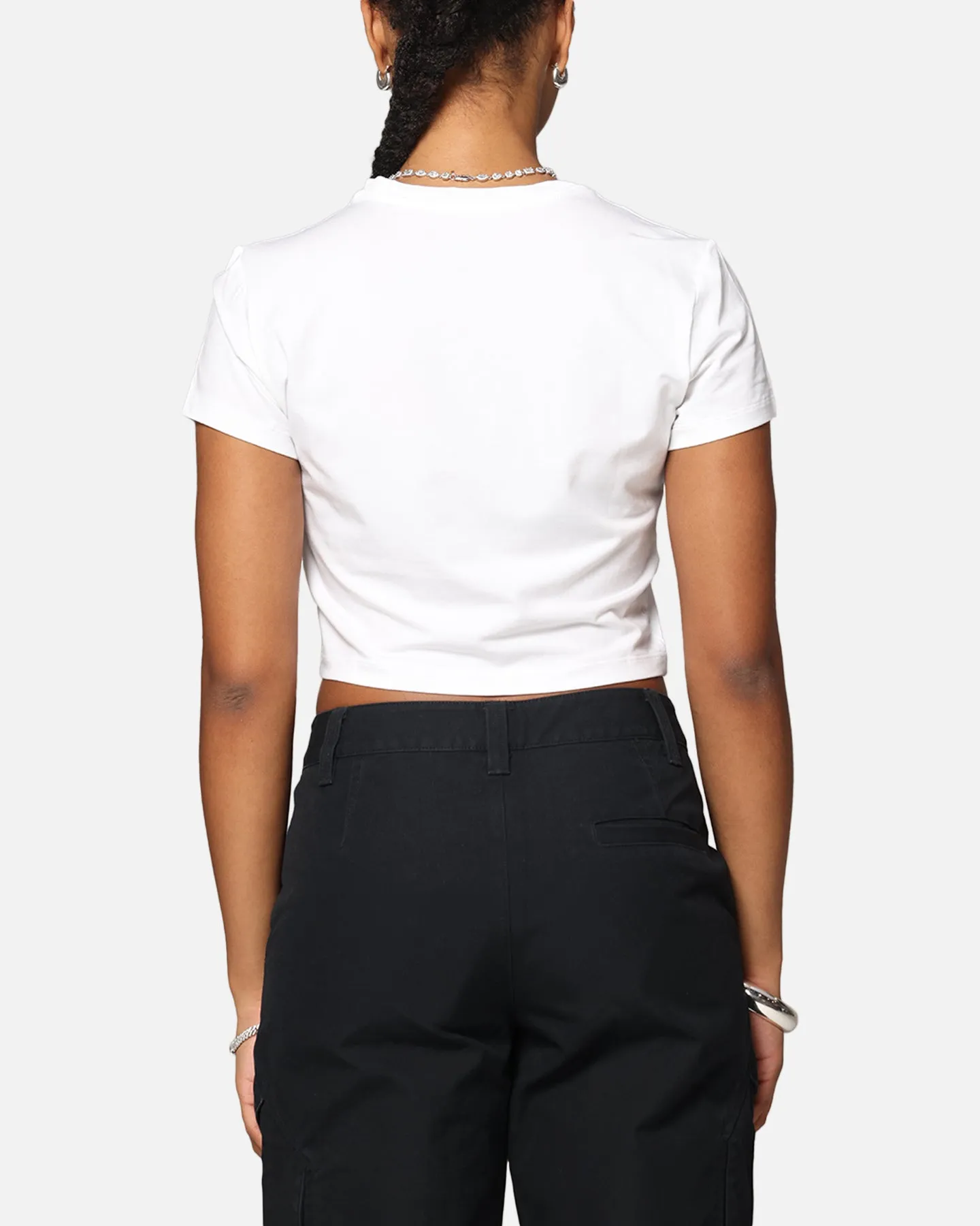 Functional Wearable Nike Women's Sportswear Chill Knit Crop T-Shirt White/White