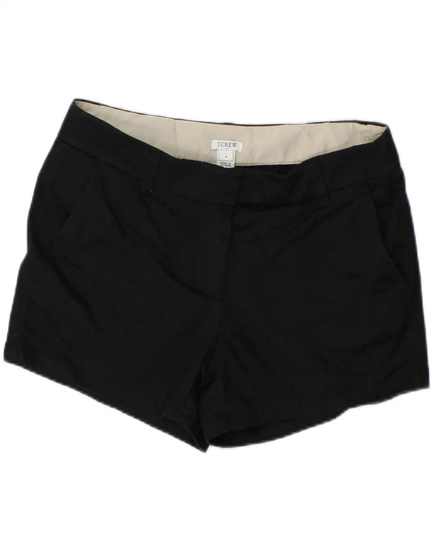 J. CREW Womens Chino Shorts US 4 Small W30  Black Cotton Exclusive item
