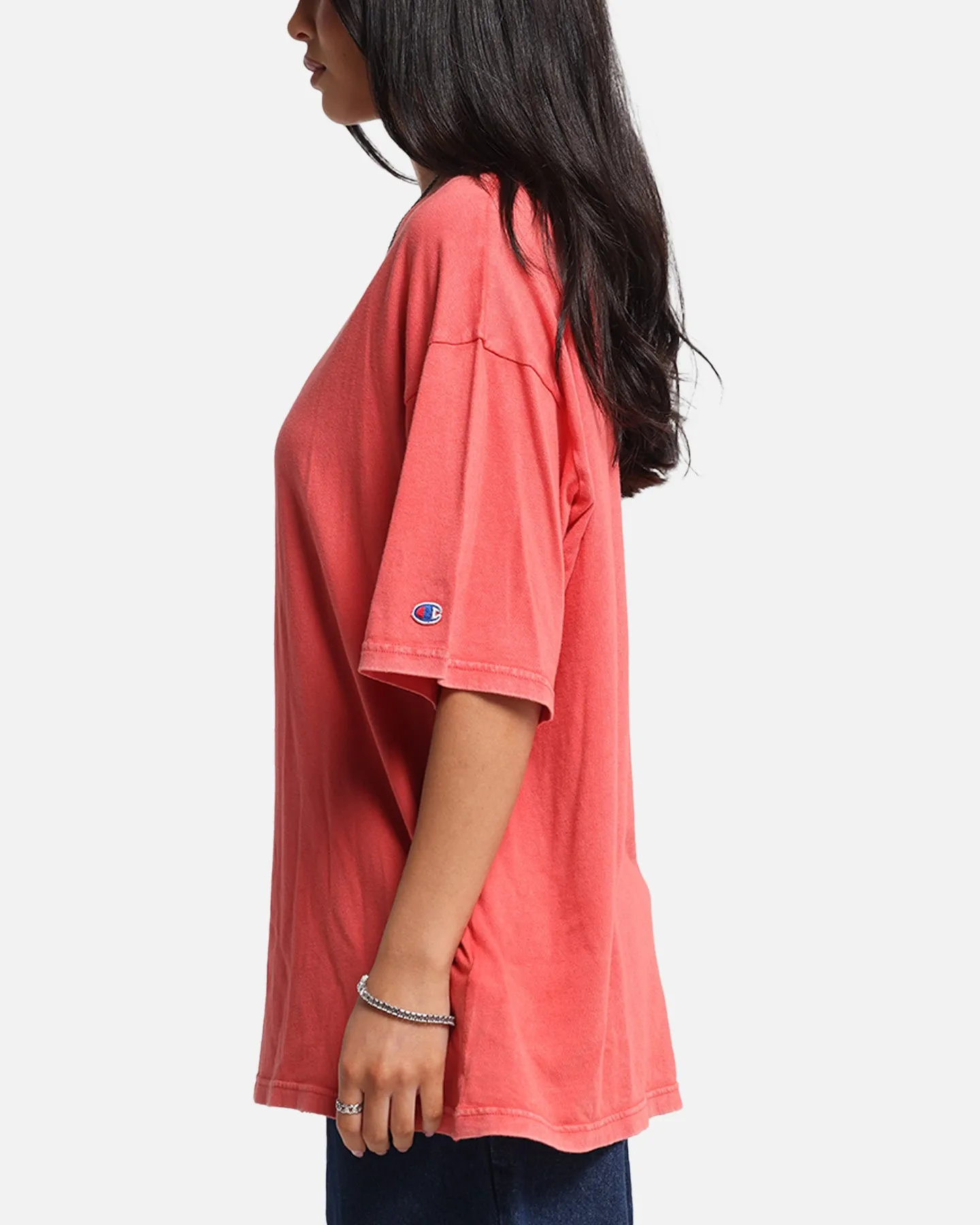 Champion Jersey TC Riggins T-Shirt Red Chic and Cozy Breathable Yarn Composition