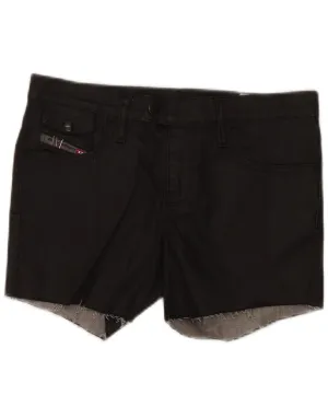 moisture - wicking Cozy Wear DIESEL Womens Livy-Biker Denim Shorts W30 Medium Black Cotton