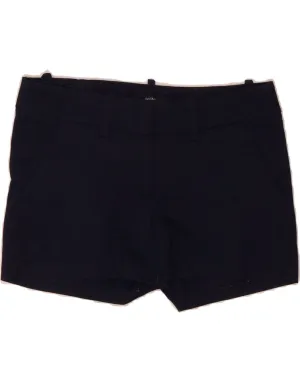 MOSSIMO Womens Chino Shorts US 2 XS W30 Navy Blue Cotton housewarming gift Office Attire