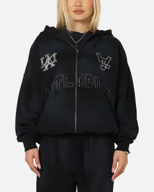 The Anti Order Post Season Zip Hoodie Sunfade Black Customizable Option