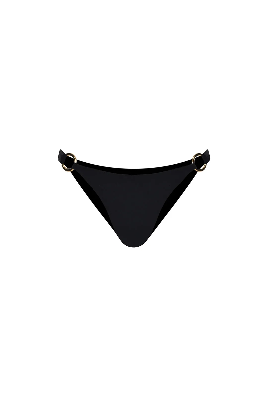 Sorrento Bottom - Black (Modest Coverage) Adjustable Drawcord Reinforced Stitching