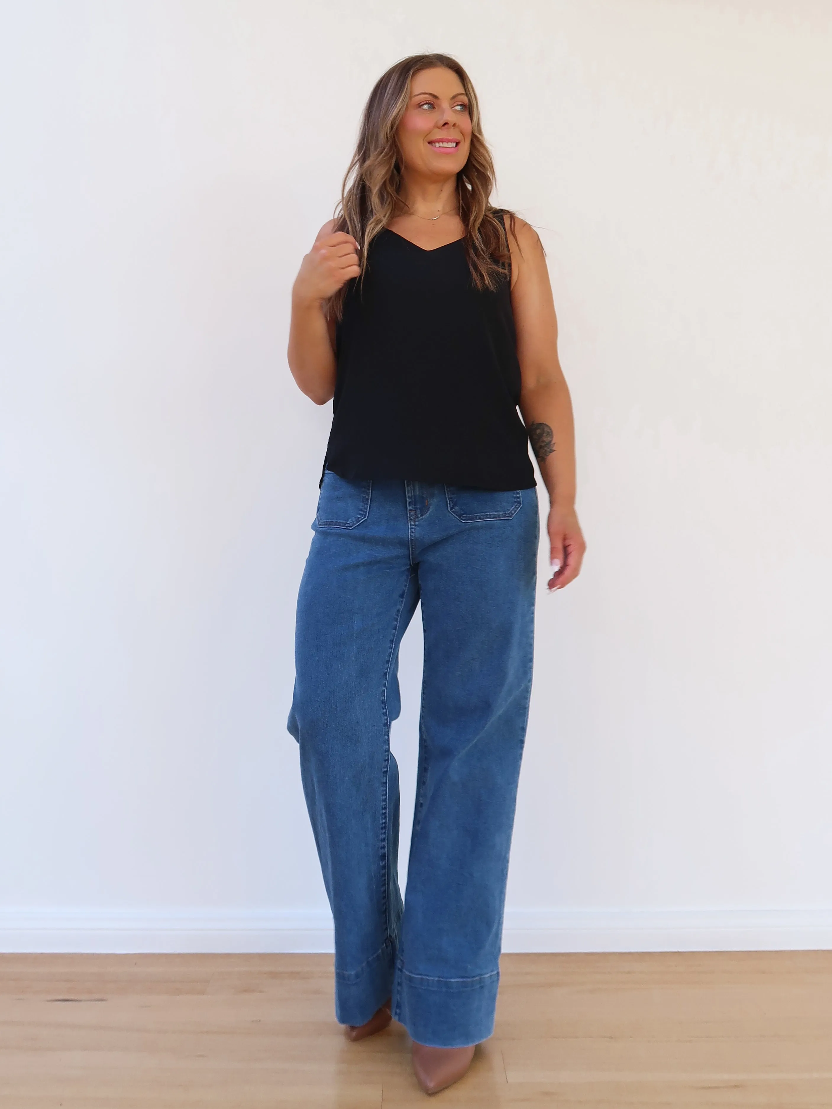 Air Fresh Susan Top - Black