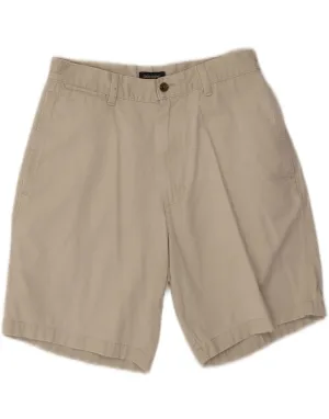 DOCKERS Womens Chino Shorts W31 Medium Grey Cotton Cozy Feel