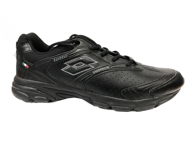 Lotto Bristol IV lth sneakers da running L6688 black Multi Density Midsole sprinter shoes