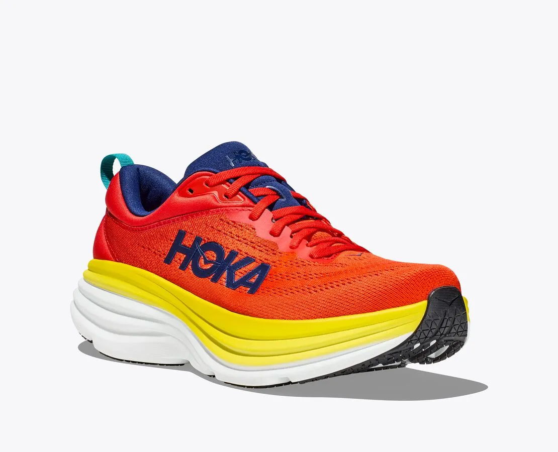 Hoka One One scarpa da corsa da uomo M Bondi 8 1123202/RAFL rosso fuoco indoor workouts