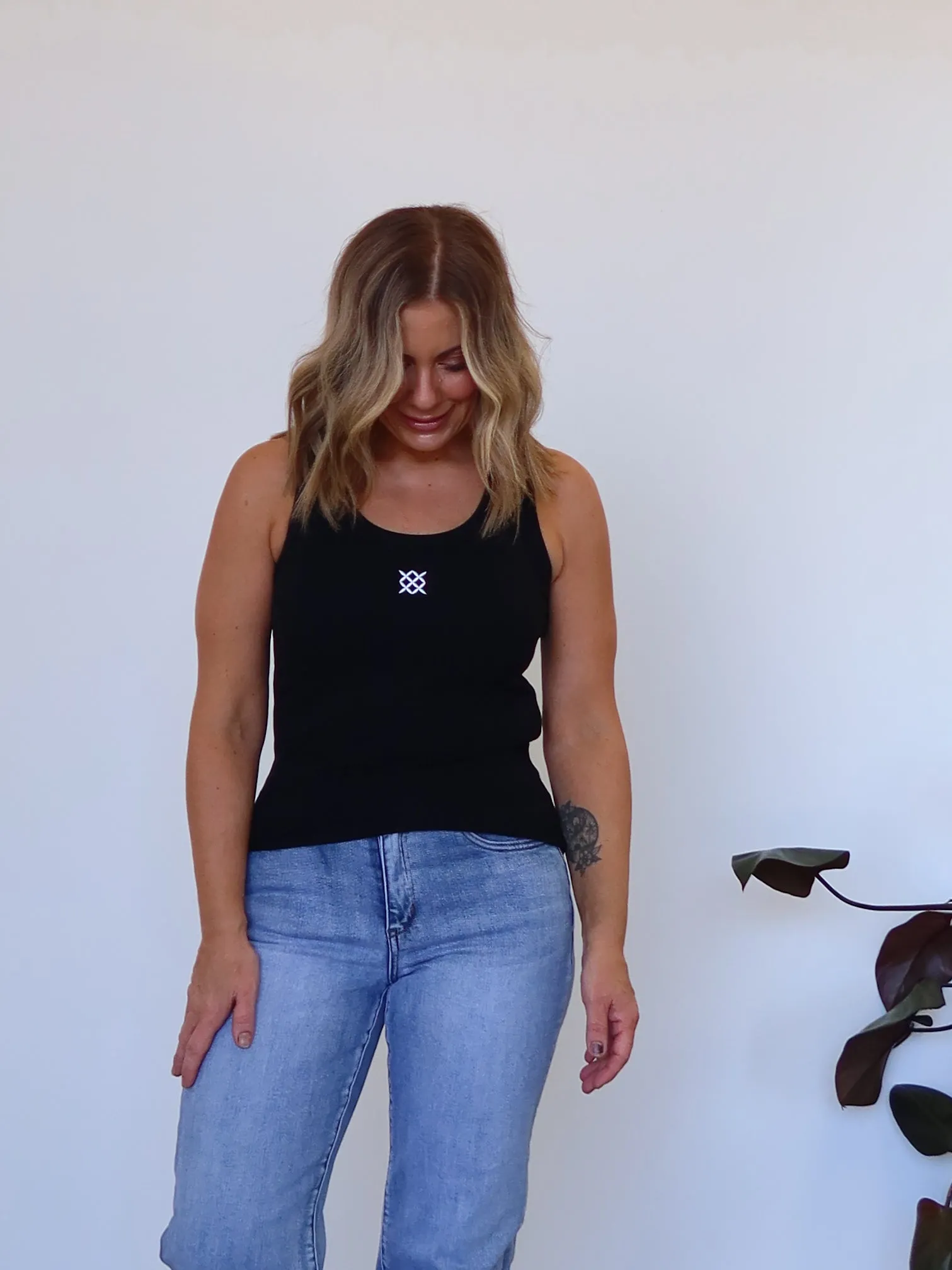Performance Optimized Relaxed fit style Jordan Tank - Black