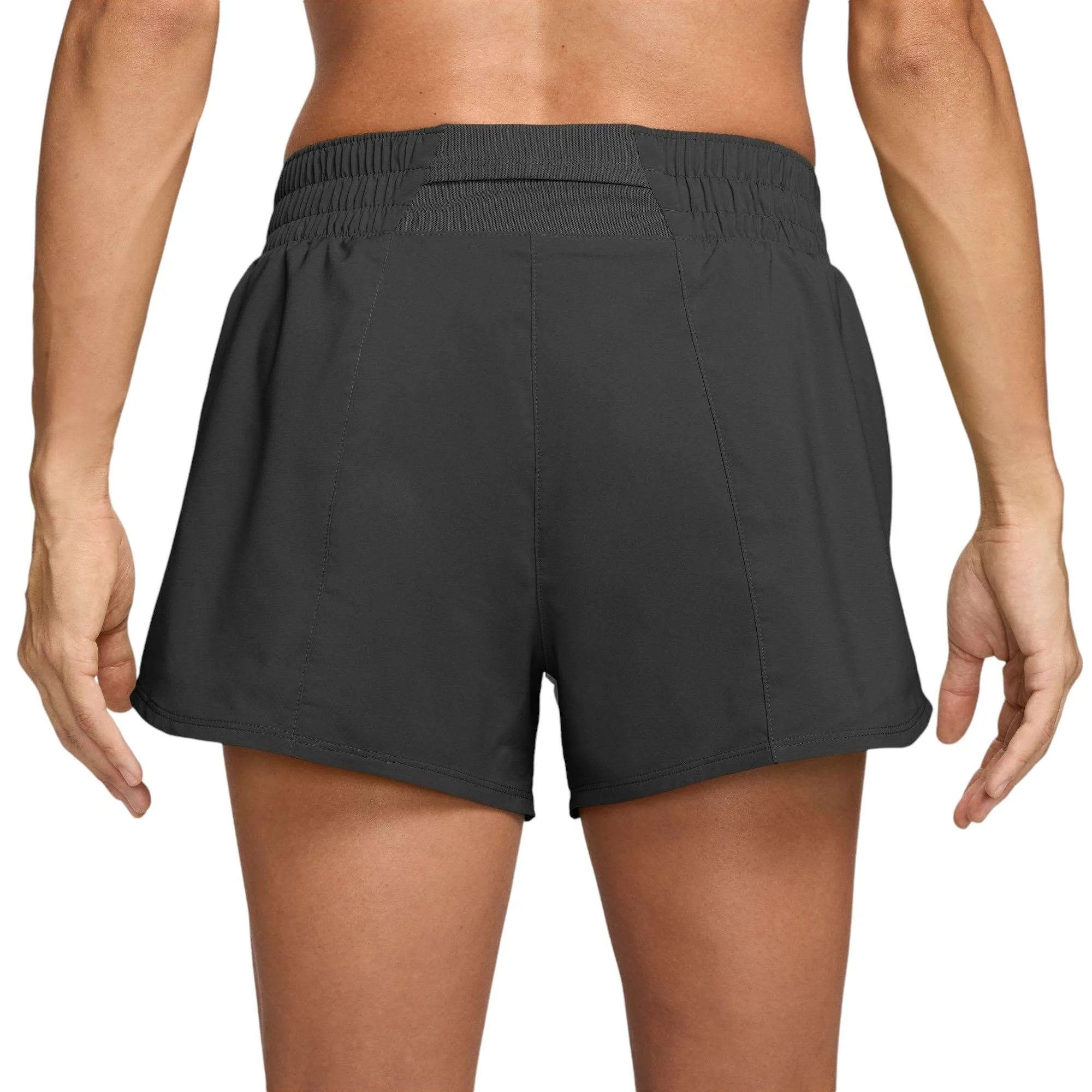 Stay Active Hiking shorts Nike One Swoosh Womens Dri-Fit Mid-Rise Brief-Lined Running Shorts