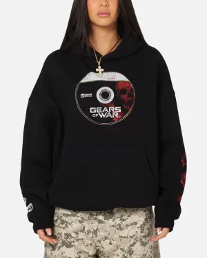 Feathery accents 73 Studio X Gears Of War '08 Gears 2 Disc Premium Hoodie Black