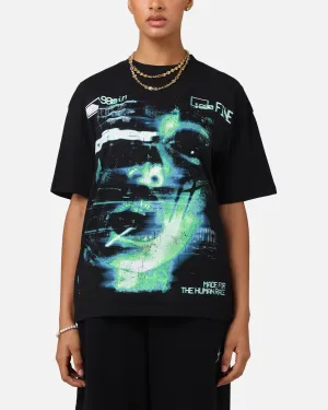 Loiter Night Crawler Drop T-Shirt Black Low Impact Processing