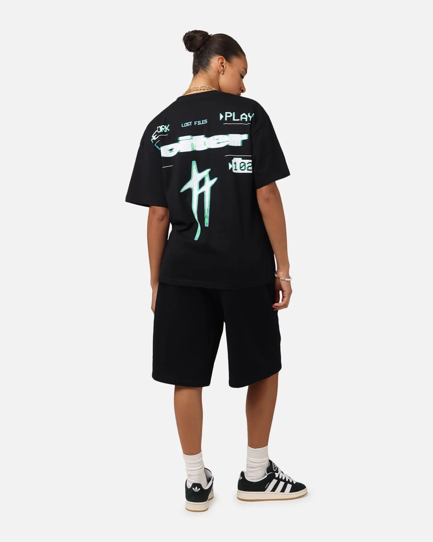 Loiter Night Crawler Drop T-Shirt Black Cozy Wear
