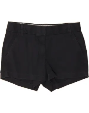J. CREW Womens Broken In Chino Shorts US 6 Medium W32  Navy Blue Cotton Relaxed fit style Comfort waistband
