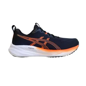 HookAndLoopClosure Anatomically Contoured Fit Asics scarpa da corsa da uomo Gel Pulse 16 1011B962-001 nero-arancio