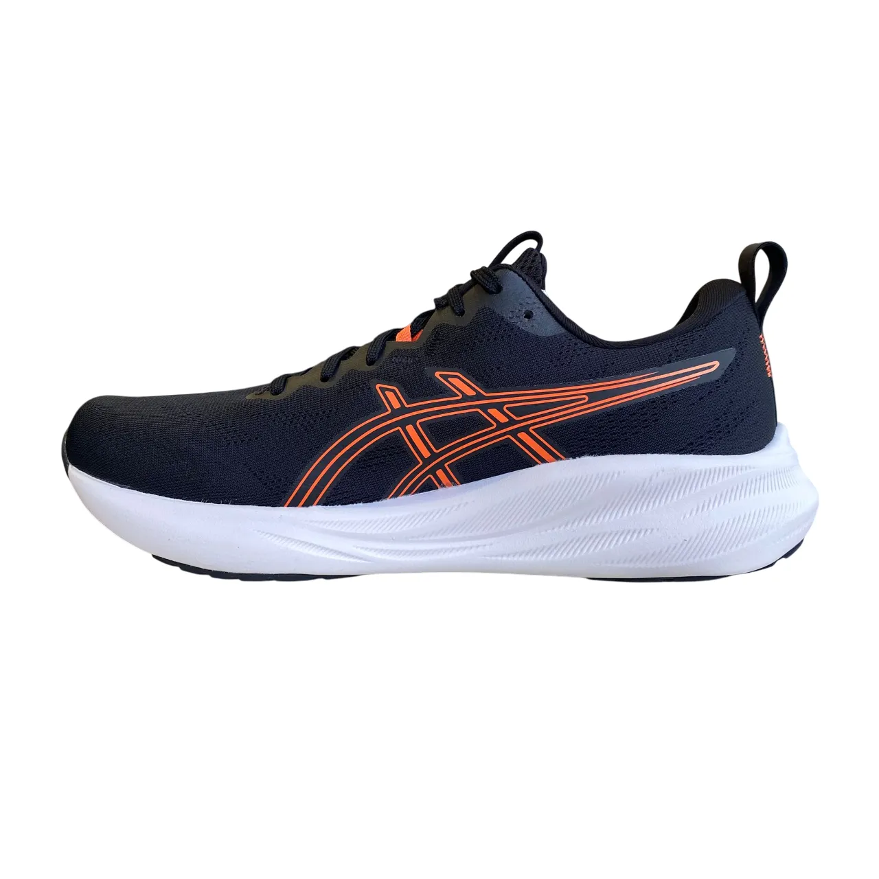 Asics scarpa da corsa da uomo Gel Pulse 16 1011B962-001 nero-arancio Woven Upper Structure