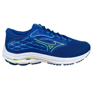 mental health running shoe benefit Enhanced Durability Mizuno scarpa da corsa da uomo Wave Equate 8 J1GC244802 blu verde