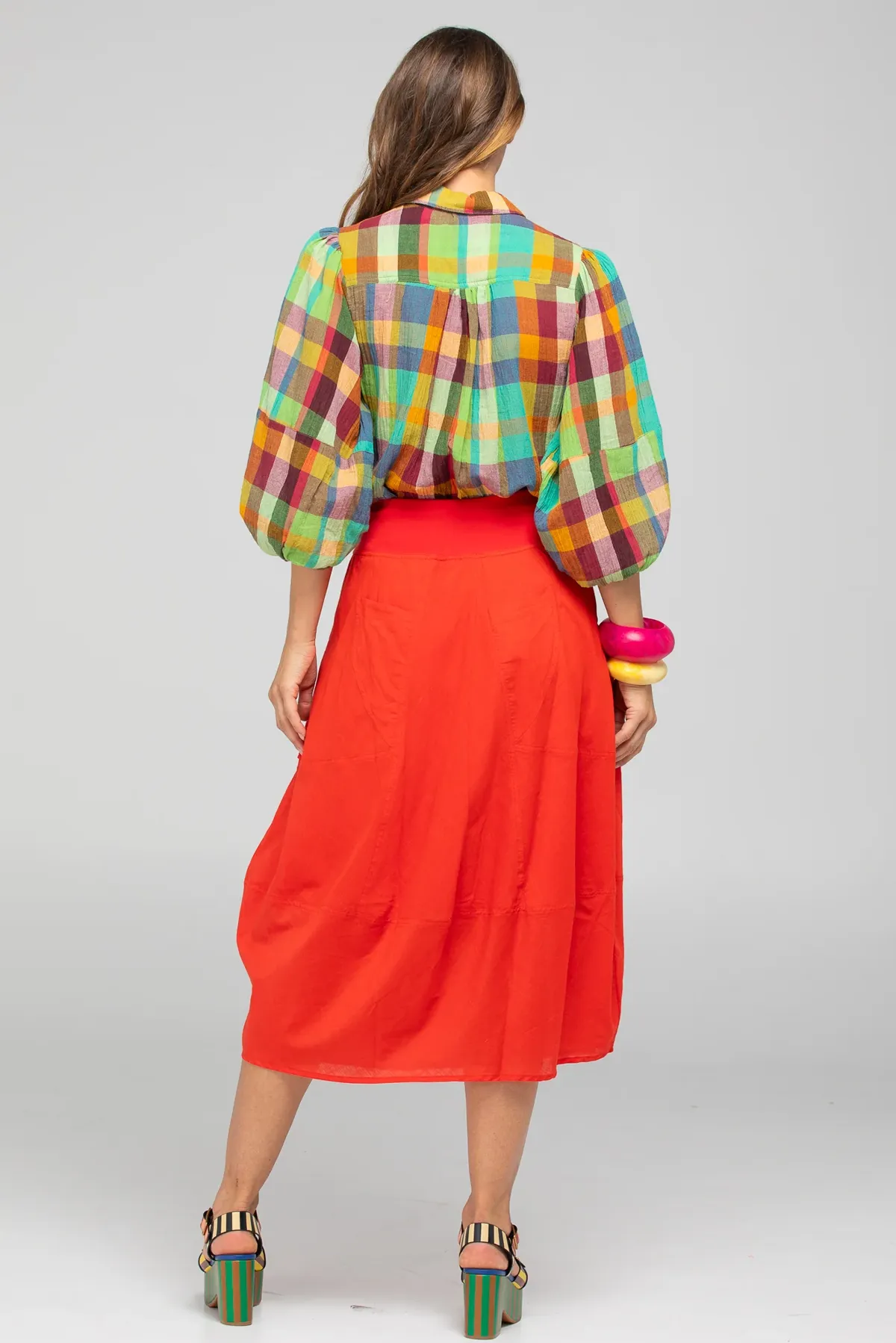 Convertible Length Cashmere Touch GURU SKIRT