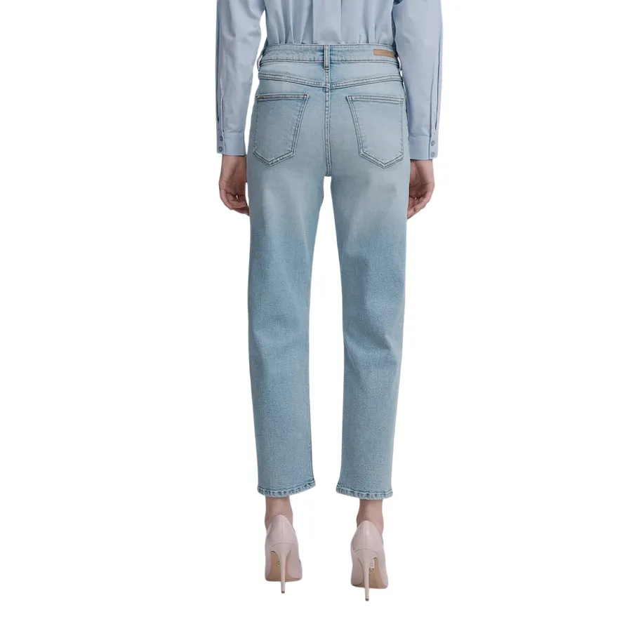 b young pantalone jeans da donna Loetta 20815198 200460 blu chiaro Eco Friendly Denim