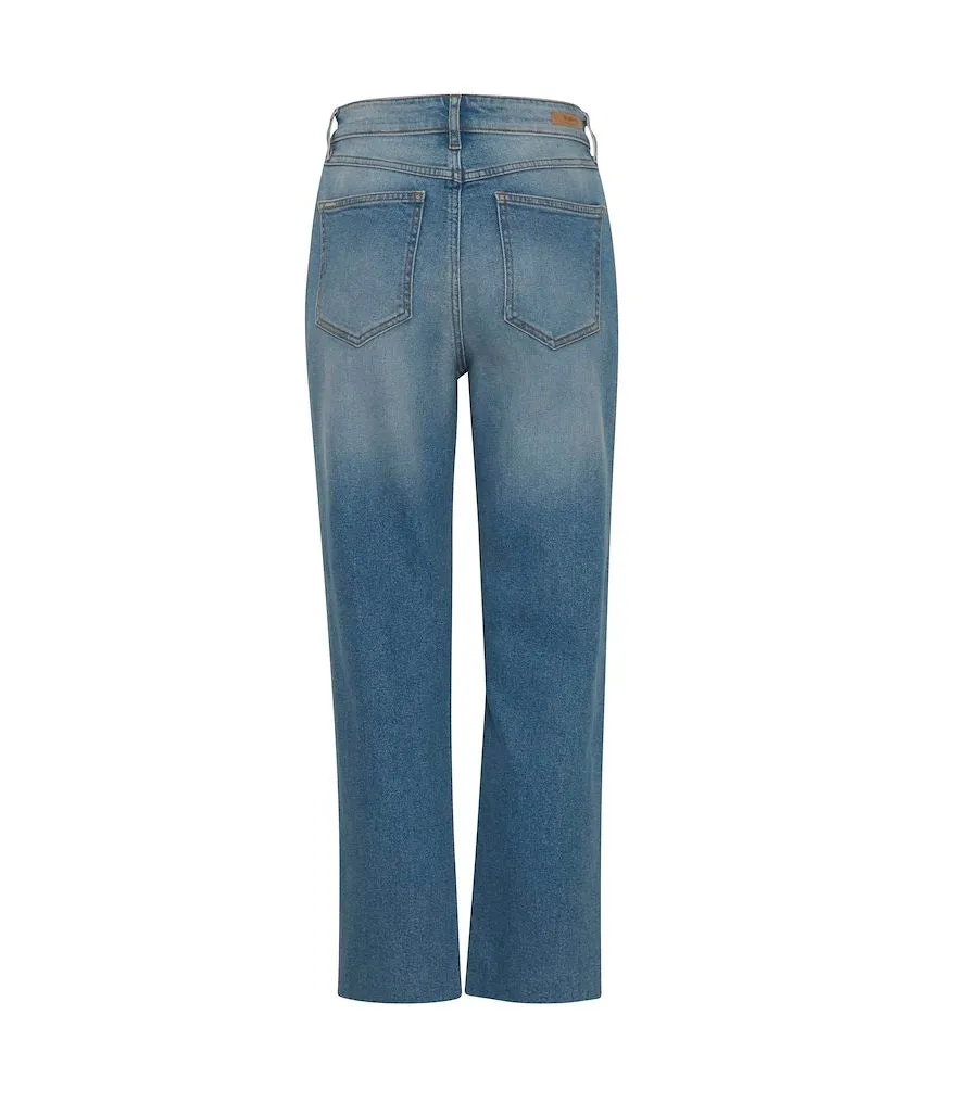Evening Stroll Stretch Breathable Minimalist Pocket Layout b.yuong Pantalone Jeans da donna Kato Kolla 20810924 200460 light blue denim