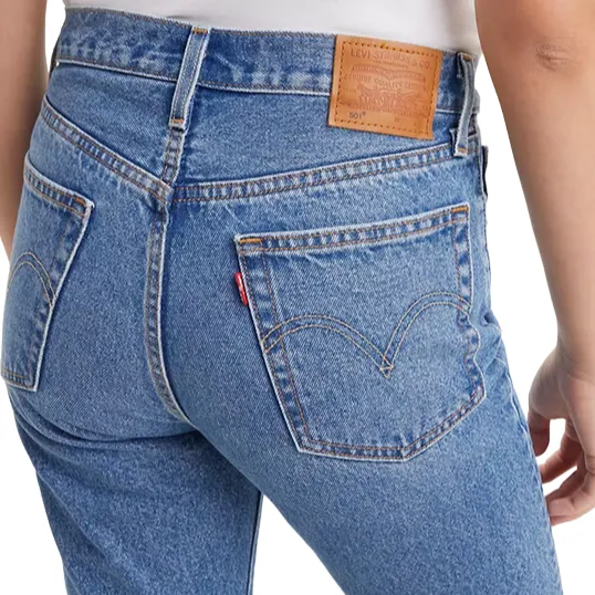 Daywear Fit Lifestyle Ready Levi's pantalone corto jeans da donna  501 cropped 362000236 blu medio