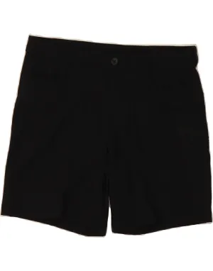 Comfortable Movement EDDIE BAUER Womens Cargo Shorts US 12 Large W36 Black Nylon