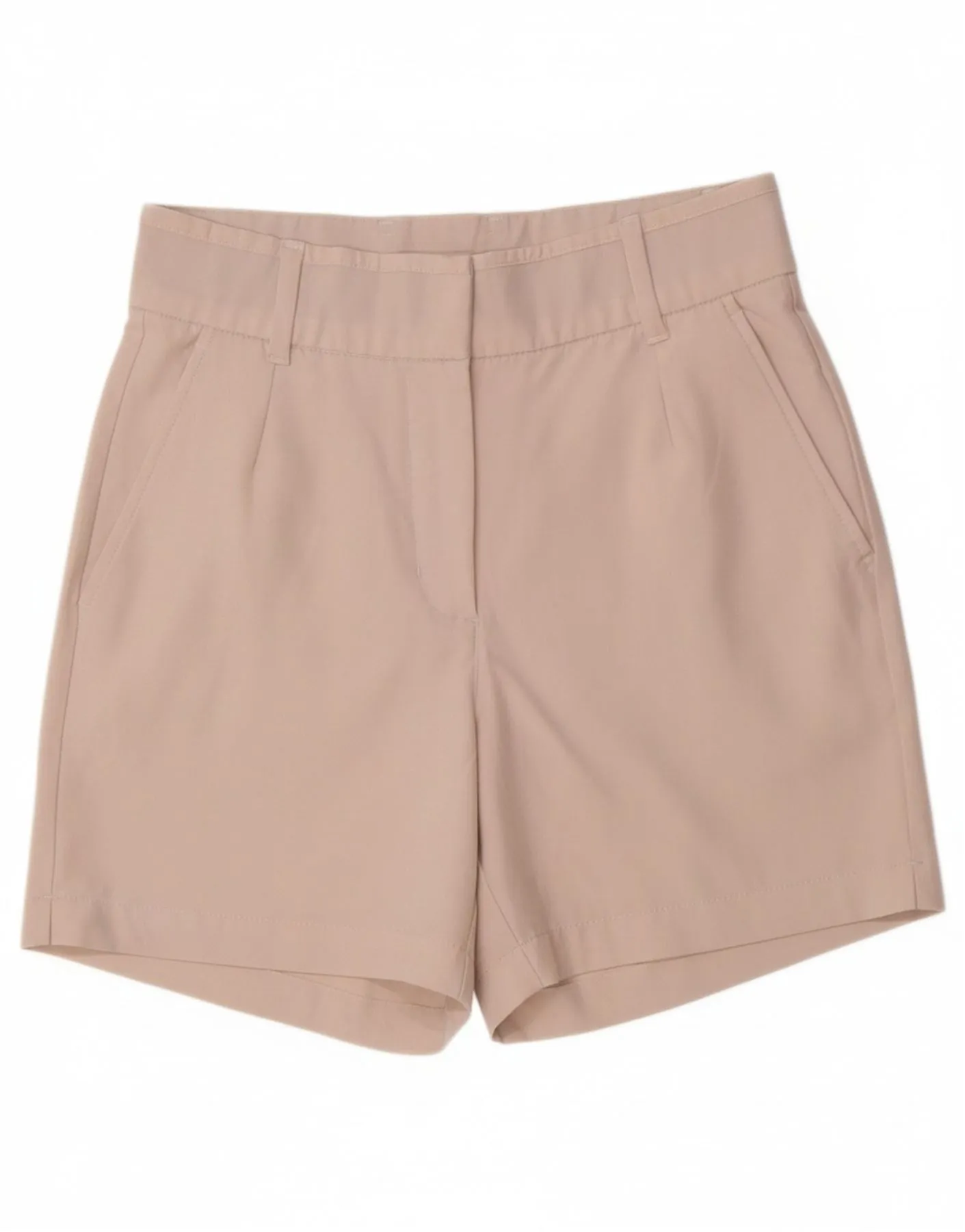 NIKE Womens Dri Fit Chino Shorts Small W28  White Polyester Athletic Look hypoallergenic material