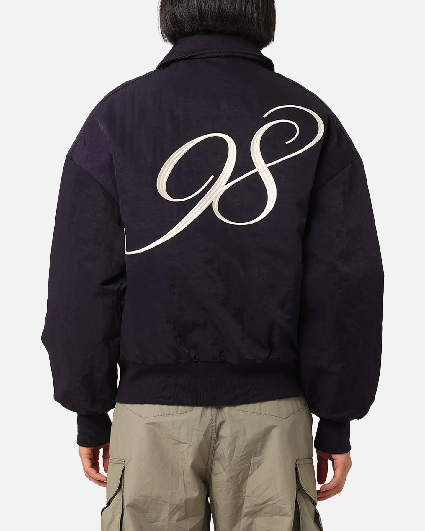 Smart Design Loiter Pitch Varsity Jacket Navy