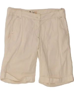 Sleek Style TIMBERLAND Womens Chino Shorts UK 6 XS W28  Off White