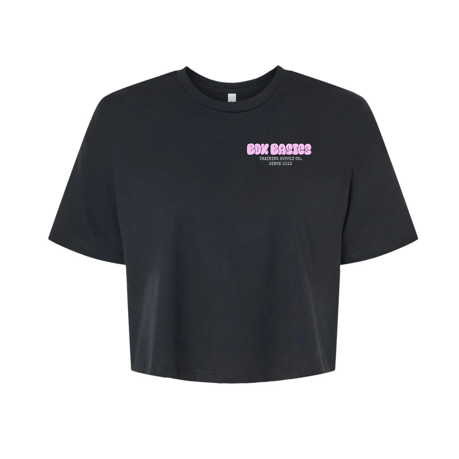 Casual Comfort Wear Urban Streetwear Women's Bubble Crop Tee