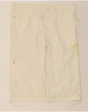 ADIDAS Womens Cargo Bermuda Shorts UK 14 Large W38  Off White Polyester Sport Layer affordable choice