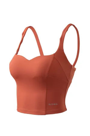 Violet Long Tank Bright Color Enhanced Breathability