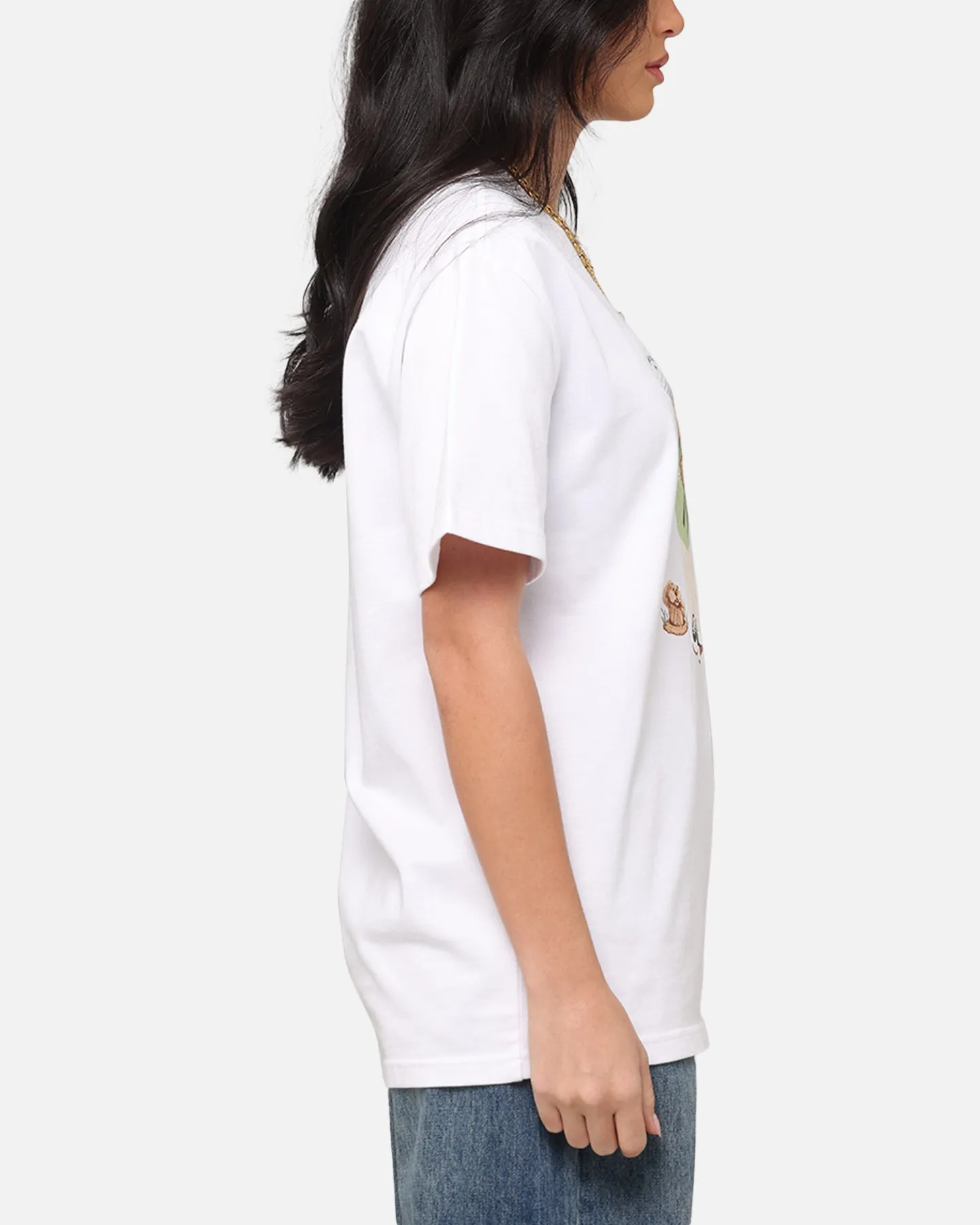 Market Par 5 Bear T-Shirt White Casual Fashion