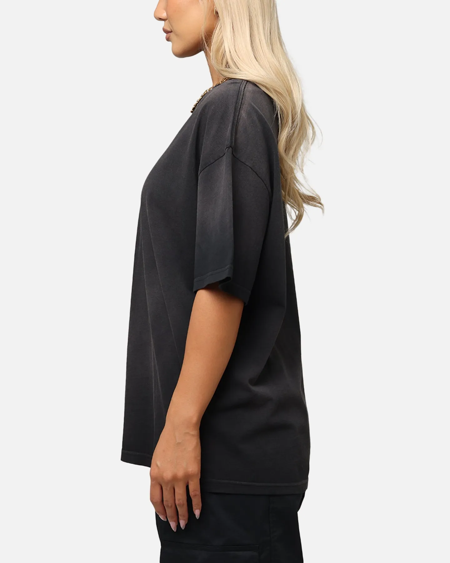 Light Design Culture Kings Sunfade T-Shirt Black Wash