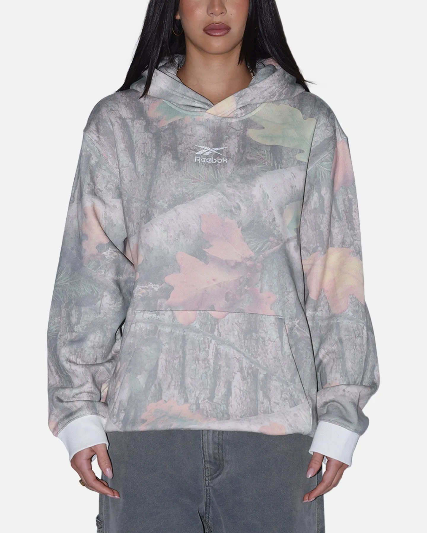 Reebok X Market All Over Print Hoodie Real Tree Camo Tech Wear