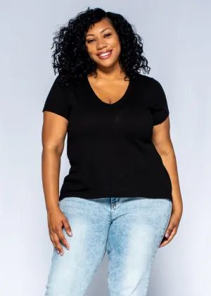 Deep V-Neck Boyfriend Short Sleeve Fashionable Option