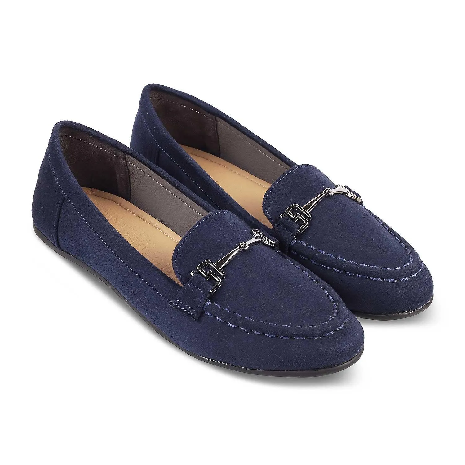 Steady Pace Stylish Movement Tresmode Sangelus Blue Women's Dress Loafers