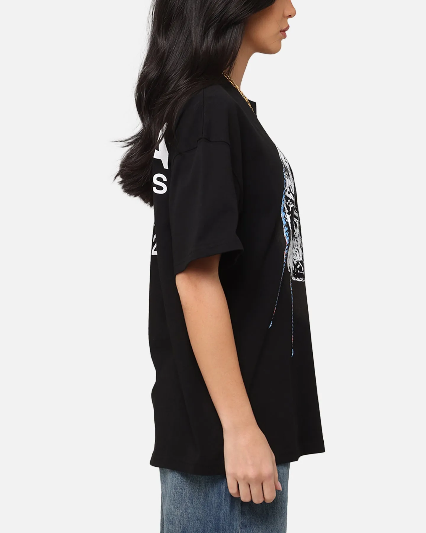 Chill Vibe Goat Crew Utopia T-Shirt Black