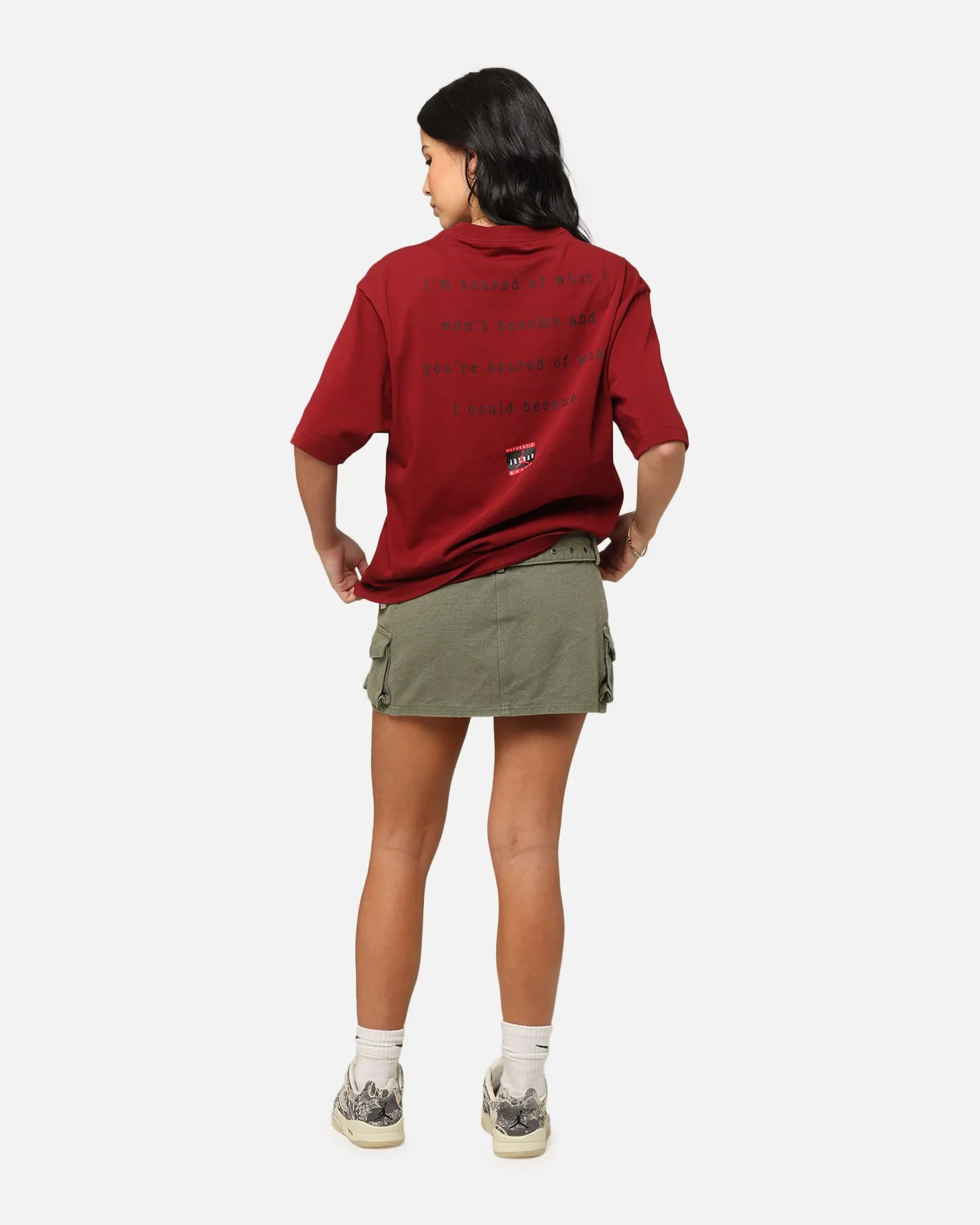 Outdoor Layer Jordan Statement 1985 J Day Crewneck T-Shirt Gym Red