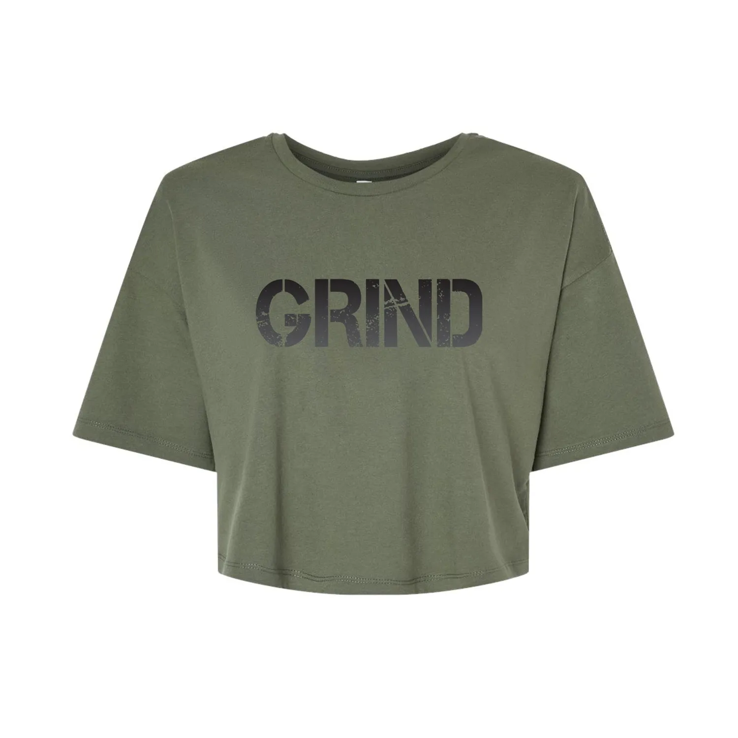 Women's Grind Crop Tee Relaxed Look Workout
