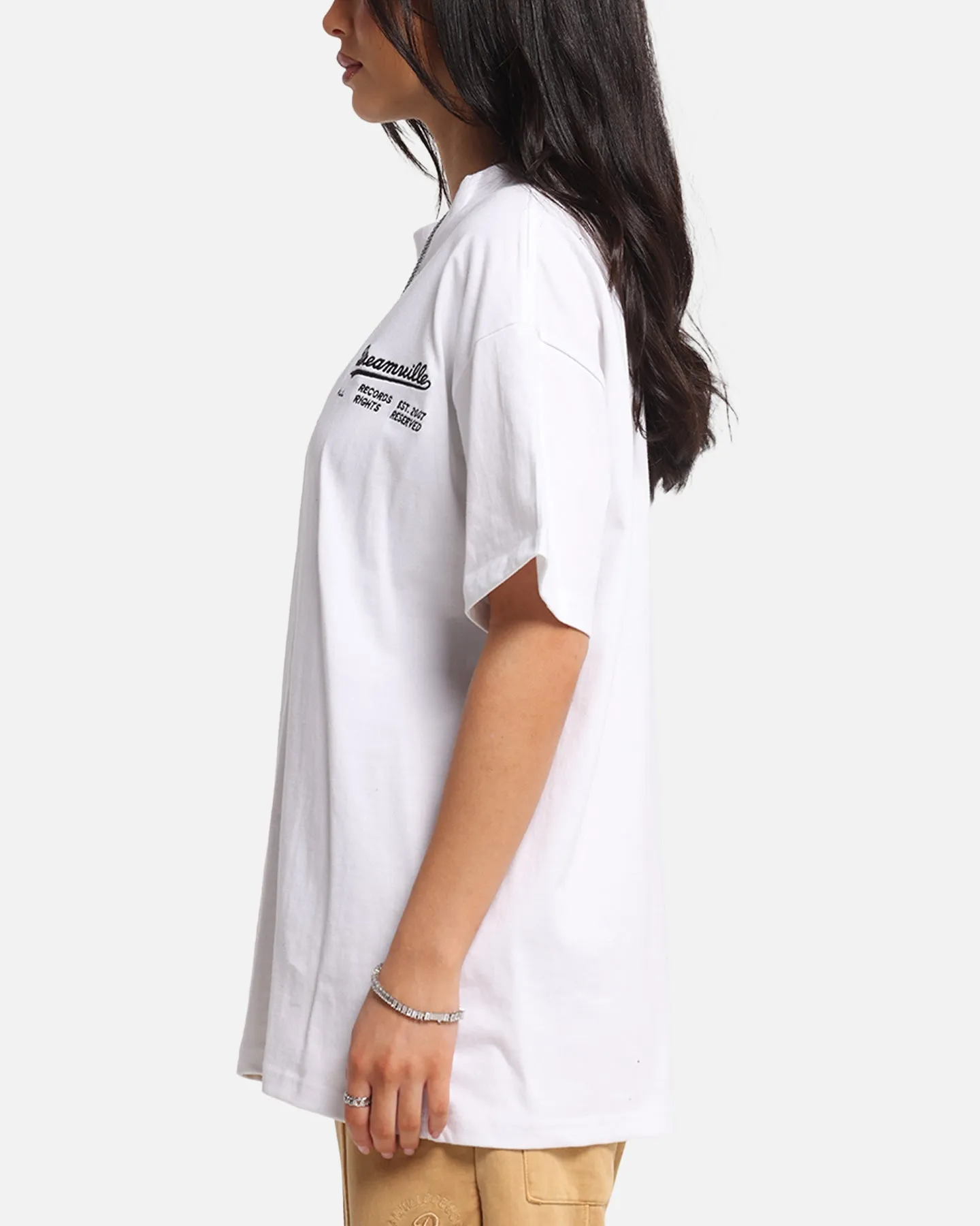 Dreamville Records T-Shirt White Multi Panel Design