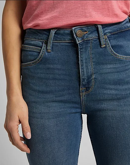 Lee Pantalone Jeans a zampa da donna Breese Boot L31TQDTO Mid in Worn Martha Streetwear Fan Evening Stroll Elegant