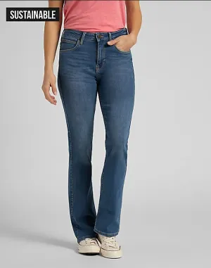 Lee Pantalone Jeans a zampa da donna Breese Boot L31TQDTO Mid in Worn Martha Quick Match All Season