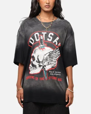 Queens Of The Stone Age Stone Age Vintage T-Shirt Washed Black Regular fit normality