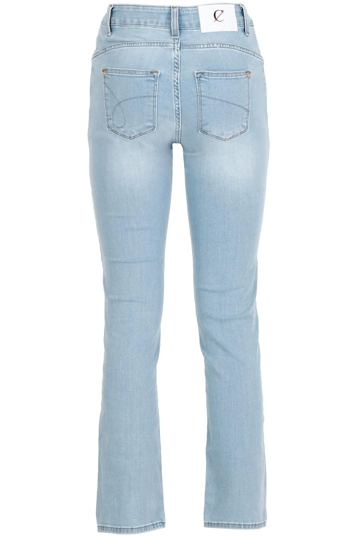 Casual Comfort Caf??Noir Pantalone Denim Slim da donna C7JJ3060 B030 light sky