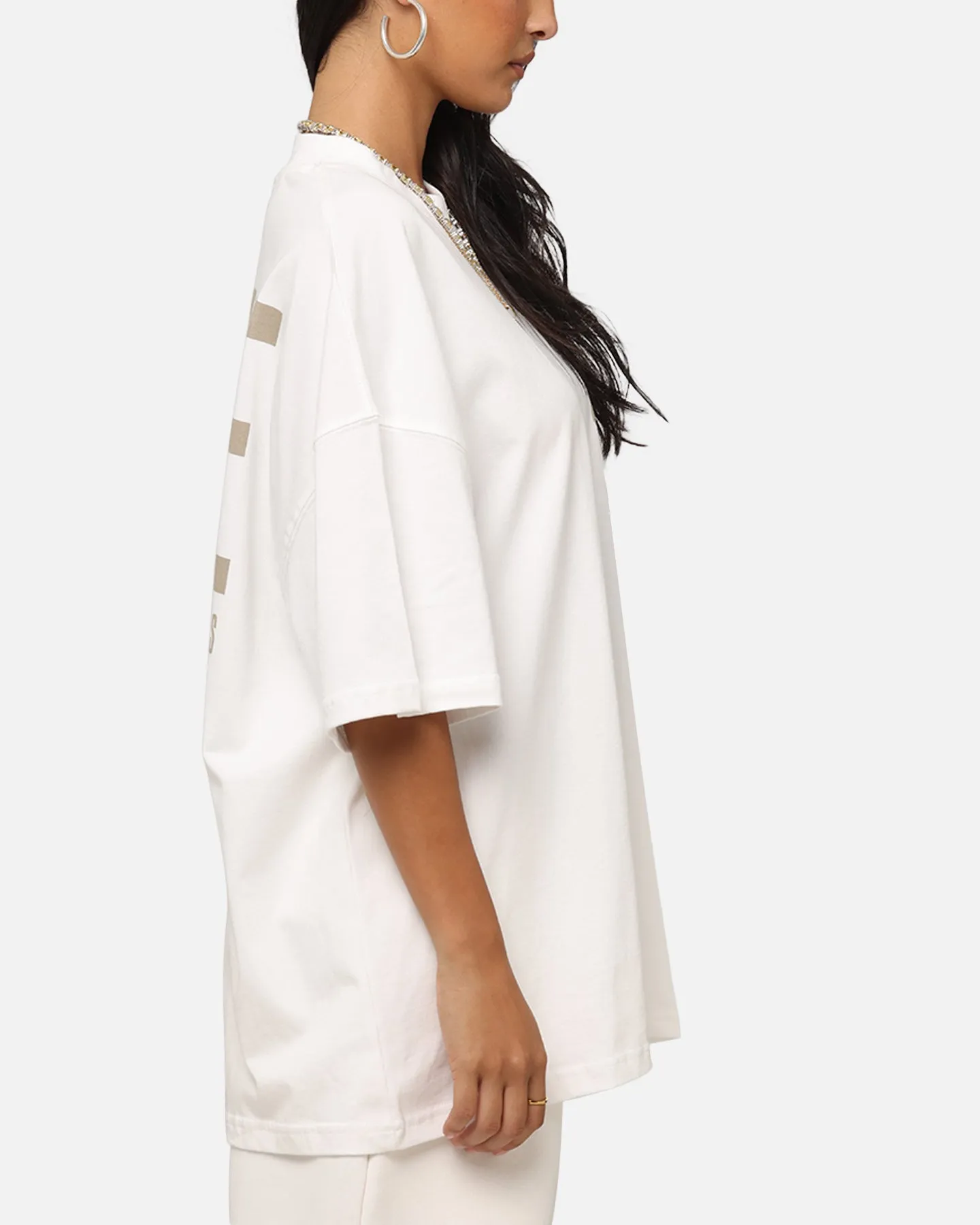 Personalized Carre Premium Essentials T-Shirt Off White