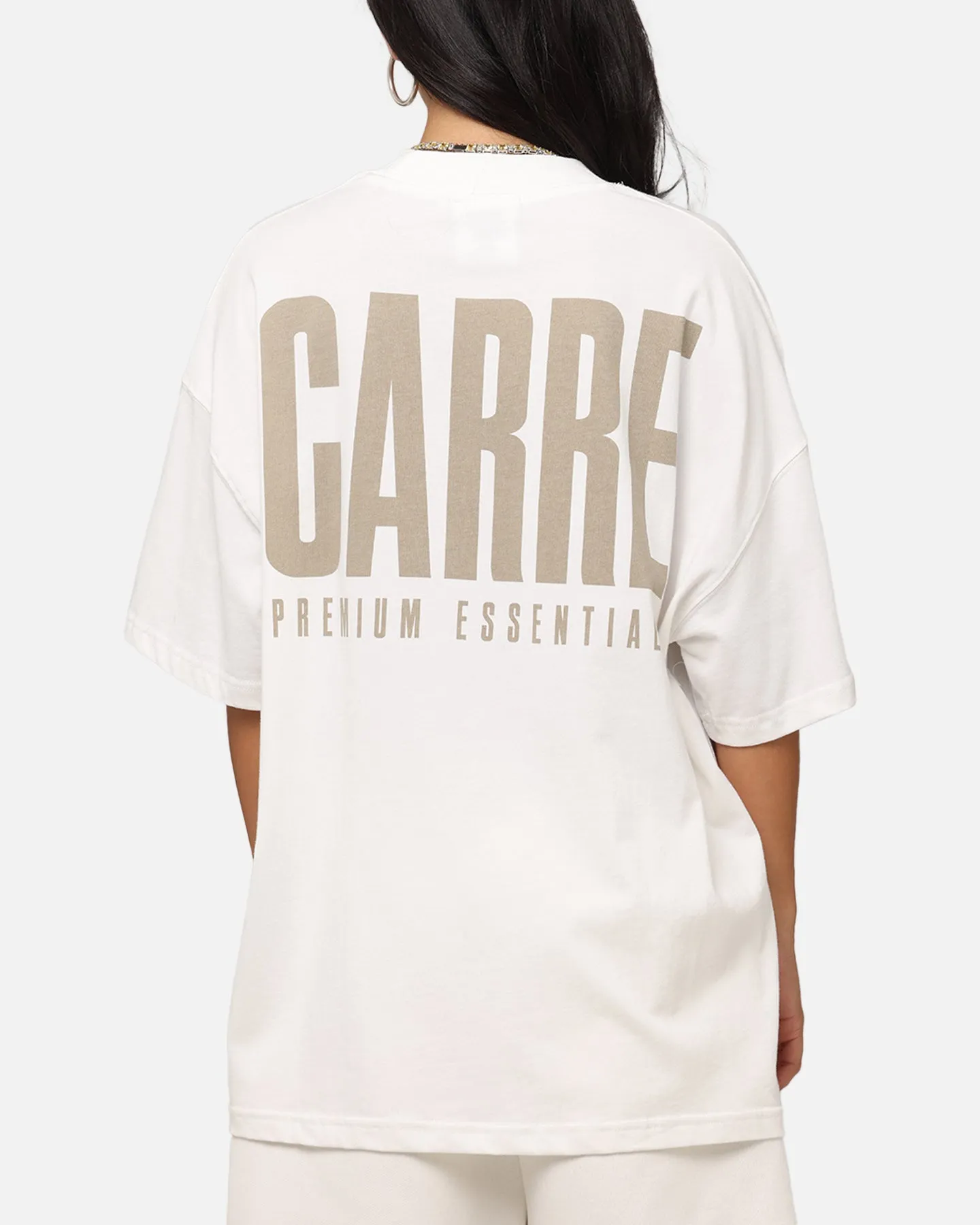 Carre Premium Essentials T-Shirt Off White Urban Casual