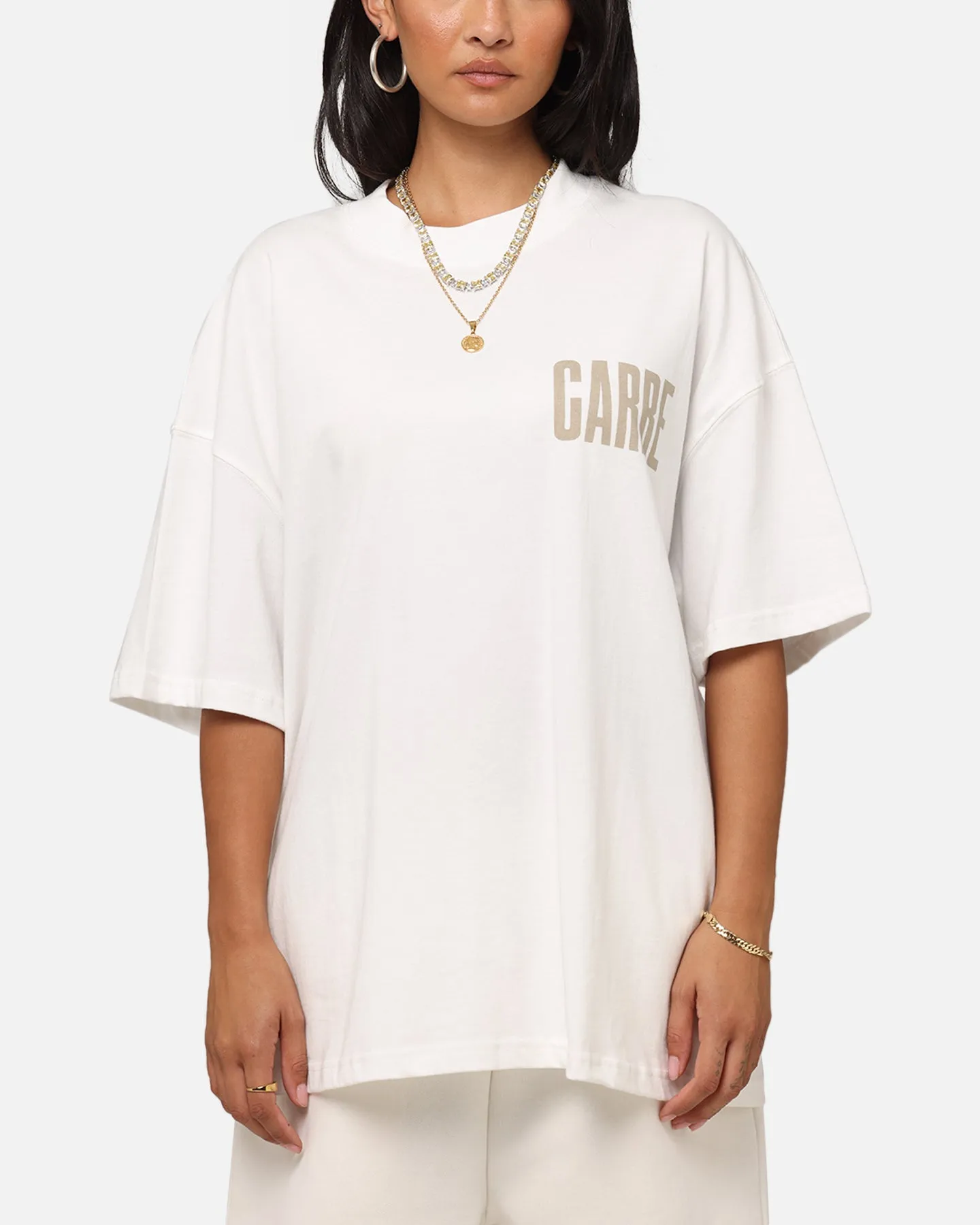 Everyday Look Wear Carre Premium Essentials T-Shirt Off White