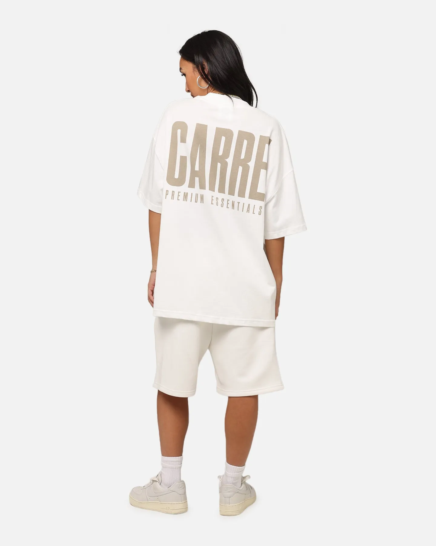 Carre Premium Essentials T-Shirt Off White Casual Fashion