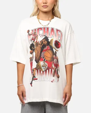 SoftenedTexturedWeave light layering Jordan Jumpman Flight Essentials Graphic Oversized T-Shirt Sail